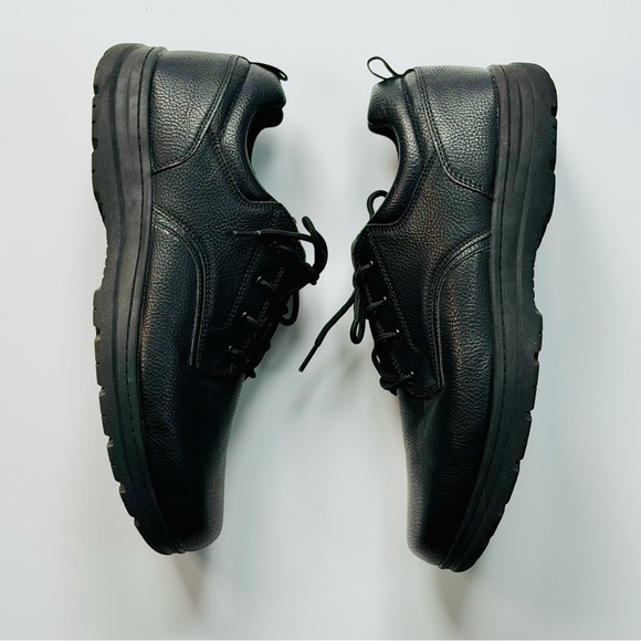 Denali Size 13 Men’s Steel Toe Black Lace-up Oxfords - Picture 8 of 10